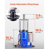 image:imageVEVOR Air Hydraulic Bottle Jack 20 Ton 44092 lbs Capacity 102195 Inch Lifting Range PneumaticManual Heavy Duty Welded Bottle Jack with Pump for Car SUV Pickup Truck RV Auto Repairblue