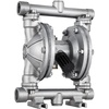 image:imageVEVOR AirOperated Double Diaphragm Pump 12 in Inlet amp Outlet Stainless Steel Body 88 GPM amp Max 120PSI PTFE Diaphragm Pneumatic Transfer Pump for Petroleum Diesel Oil amp Low Viscosity Fluids