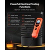 image:imageVEVOR Automotive Circuit Tester 835 DCV Power Circuit Probe Tester with TFT Color Display and Lighting Automotive Power Tester Probe with 13 ft  4 m Cable ABS Shell Electrical Detector FinderSVM50