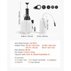image:imageVEVOR Brake Bleeder Kit 3L Manual Brake Fluid Bleeding Kit with 1L Waste Bottle amp 4 Master Cylinder Adapters OnePerson Professional Brake Fluid Pressure Bleeder for Most Vehicles