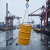 image:imageVEVOR Chain Drum Lifter G80 Drum Lifting Chain Sling with Thickened Security Hook 2000LBS Capacity 16ft Long Sturdy Drums Handling Equipment Carbon Steel Barrel Lifter for Plastic amp Metal Drums18ft