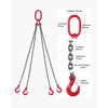 image:imageVEVOR Chain Sling 14 in x 5 ft Lifting Chains with 4 Leg Grab Hooks Heavy Duty G80 Alloy Steel Lifting Sling 6600LBS Capacity Adjustable Engine Chain Hoist Lifts for Cargo Security Towing14 Inch x 5 FT Adjustable