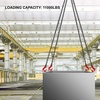 image:imageVEVOR Chain Sling 14 in x 5 ft Lifting Chains with 4 Leg Grab Hooks Heavy Duty G80 Alloy Steel Lifting Sling 6600LBS Capacity Adjustable Engine Chain Hoist Lifts for Cargo Security Towing516 Inch x 5 FT