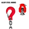 image:imageVEVOR Chain Sling 14 in x 5 ft Lifting Chains with 4 Leg Grab Hooks Heavy Duty G80 Alloy Steel Lifting Sling 6600LBS Capacity Adjustable Engine Chain Hoist Lifts for Cargo Security Towing38 Inch x 5FT