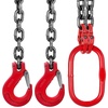image:imageVEVOR Chain Sling 14 in x 5 ft Lifting Chains with 4 Leg Grab Hooks Heavy Duty G80 Alloy Steel Lifting Sling 6600LBS Capacity Adjustable Engine Chain Hoist Lifts for Cargo Security Towing38 Inch x 5FT