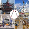 image:imageVEVOR Chain Sling 14 in x 5 ft Lifting Chains with 4 Leg Grab Hooks Heavy Duty G80 Alloy Steel Lifting Sling 6600LBS Capacity Adjustable Engine Chain Hoist Lifts for Cargo Security Towing516 Inch x 5 FT