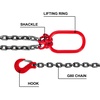 image:imageVEVOR Chain Sling 14 in x 5 ft Lifting Chains with 4 Leg Grab Hooks Heavy Duty G80 Alloy Steel Lifting Sling 6600LBS Capacity Adjustable Engine Chain Hoist Lifts for Cargo Security Towing38 Inch x 5FT