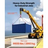 image:imageVEVOR Chain Sling 14 in x 5 ft Lifting Chains with 4 Leg Grab Hooks Heavy Duty G80 Alloy Steel Lifting Sling 6600LBS Capacity Adjustable Engine Chain Hoist Lifts for Cargo Security Towing14 Inch x 5 FT Adjustable
