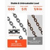 image:imageVEVOR Chain Sling 14 in x 5 ft Lifting Chains with 4 Leg Grab Hooks Heavy Duty G80 Alloy Steel Lifting Sling 6600LBS Capacity Adjustable Engine Chain Hoist Lifts for Cargo Security Towing14 Inch x 5 FT Adjustable