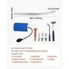 image:imageVEVOR Dent Puller Kit Paintless Car Dent Removal Tool Auto Fender Damage Repair Puller Lifter with Curved Rod Crowbar Rubber Hammer Airbag Detachable amp Repair Pens Replacement Heads Tools Kit