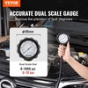 image:imageVEVOR Diesel Engine Compression Tester 18 pcs Cylinder Pressure Test Tool Kit with 01000 psi Gauge and Adapters Diesel Injector Tester Check Cylinders in Diesel Trucks Tractors Equipment