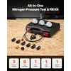 image:imageVEVOR Digital Hydraulic Pressure Test Coupling Kit 10000 PSI Pressure Gauge Manometer Tester with 2 Gauges 9 Test Couplings 2 QuickRelease Couplers 2 Hoses for Excavator Construction Machinery3 Gauges Kit 150040006000 PSI