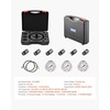 image:imageVEVOR Digital Hydraulic Pressure Test Coupling Kit 10000 PSI Pressure Gauge Manometer Tester with 2 Gauges 9 Test Couplings 2 QuickRelease Couplers 2 Hoses for Excavator Construction Machinery3 Gauges Kit 150040006000 PSI