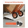 image:imageVEVOR Door Threshold Ramp 1 Rise Door Ramp for Wheelchairs Aluminum Entry Ramp for Doorways Rated 800 lbs Load Capacity Adjustable Threshold Ramp for Wheelchairs Scooters and Power ChairsGray