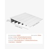 image:imageVEVOR Door Threshold Ramp 1 Rise Door Ramp for Wheelchairs Aluminum Entry Ramp for Doorways Rated 800 lbs Load Capacity Adjustable Threshold Ramp for Wheelchairs Scooters and Power ChairsGray