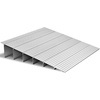 image:imageVEVOR Door Threshold Ramp 1 Rise Door Ramp for Wheelchairs Aluminum Entry Ramp for Doorways Rated 800 lbs Load Capacity Adjustable Threshold Ramp for Wheelchairs Scooters and Power ChairsGray