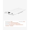 image:imageVEVOR Door Threshold Ramp 1 Rise Door Ramp for Wheelchairs Aluminum Entry Ramp for Doorways Rated 800 lbs Load Capacity Adjustable Threshold Ramp for Wheelchairs Scooters and Power ChairsGray