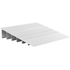 image:imageVEVOR Door Threshold Ramp 1 Rise Door Ramp for Wheelchairs Aluminum Entry Ramp for Doorways Rated 800 lbs Load Capacity Adjustable Threshold Ramp for Wheelchairs Scooters and Power ChairsGray