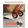 image:imageVEVOR Door Threshold Ramp 1 Rise Door Ramp for Wheelchairs Aluminum Entry Ramp for Doorways Rated 800 lbs Load Capacity Adjustable Threshold Ramp for Wheelchairs Scooters and Power ChairsGray