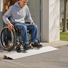 image:imageVEVOR Door Threshold Ramp 1 Rise Door Ramp for Wheelchairs Aluminum Entry Ramp for Doorways Rated 800 lbs Load Capacity Adjustable Threshold Ramp for Wheelchairs Scooters and Power ChairsGray