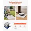 image:imageVEVOR Door Threshold Ramp 1 Rise Door Ramp for Wheelchairs Aluminum Entry Ramp for Doorways Rated 800 lbs Load Capacity Adjustable Threshold Ramp for Wheelchairs Scooters and Power ChairsGray