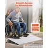 image:imageVEVOR Door Threshold Ramp 1 Rise Door Ramp for Wheelchairs Aluminum Entry Ramp for Doorways Rated 800 lbs Load Capacity Adjustable Threshold Ramp for Wheelchairs Scooters and Power ChairsGray
