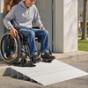 image:imageVEVOR Door Threshold Ramp 1 Rise Door Ramp for Wheelchairs Aluminum Entry Ramp for Doorways Rated 800 lbs Load Capacity Adjustable Threshold Ramp for Wheelchairs Scooters and Power ChairsGray