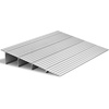 image:imageVEVOR Door Threshold Ramp 1 Rise Door Ramp for Wheelchairs Aluminum Entry Ramp for Doorways Rated 800 lbs Load Capacity Adjustable Threshold Ramp for Wheelchairs Scooters and Power ChairsGray