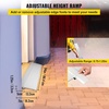 image:imageVEVOR Door Threshold Ramp 1 Rise Door Ramp for Wheelchairs Aluminum Entry Ramp for Doorways Rated 800 lbs Load Capacity Adjustable Threshold Ramp for Wheelchairs Scooters and Power ChairsGray