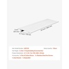 image:imageVEVOR Door Threshold Ramp 1 Rise Door Ramp for Wheelchairs Aluminum Entry Ramp for Doorways Rated 800 lbs Load Capacity Adjustable Threshold Ramp for Wheelchairs Scooters and Power ChairsGray