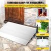 image:imageVEVOR Door Threshold Ramp 4 Rise Door Ramp for Wheelchairs Aluminum Entry Ramp for Doorways Rated 800 lbs Load Capacity Adjustable Threshold Ramp for Wheelchairs Scooters and Power Chairs