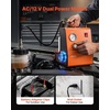 image:imageVEVOR Electric Brake Bleeder Kit Professional 110V Brake Master Cylinder Bleeder Kit with Pressure Gauge amp Builtin Air Pump Versatile Brake Bleeder Adapter Set for Both DC amp AC Powerwith 7pcs adapters