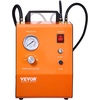 image:imageVEVOR Electric Brake Bleeder Kit Professional 110V Brake Master Cylinder Bleeder Kit with Pressure Gauge amp Builtin Air Pump Versatile Brake Bleeder Adapter Set for Both DC amp AC Powerwith 17pcs adapters