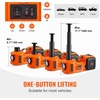 image:imageVEVOR Electric Car Jack Wireless 5 Tons Cordless Remote Control Hydraulic Electric Jack LED Light Hydraulic Repair Tool 135360mm Lifting Range for SUV MPV Sedan Truck Repair5T with Wrench