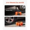 image:imageVEVOR Electric Car Jack Wireless 5 Tons Cordless Remote Control Hydraulic Electric Jack LED Light Hydraulic Repair Tool 135360mm Lifting Range for SUV MPV Sedan Truck Repair5T  Appearance Update