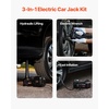 image:imageVEVOR Electric Car Jack Wireless 5 Tons Cordless Remote Control Hydraulic Electric Jack LED Light Hydraulic Repair Tool 135360mm Lifting Range for SUV MPV Sedan Truck Repair5T with WrenchExtended Rod