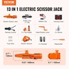 image:imageVEVOR Electric Car Jack Wireless 5 Tons Cordless Remote Control Hydraulic Electric Jack LED Light Hydraulic Repair Tool 135360mm Lifting Range for SUV MPV Sedan Truck Repair3T with Wrench