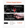 image:imageVEVOR Electric Car Jack Wireless 5 Tons Cordless Remote Control Hydraulic Electric Jack LED Light Hydraulic Repair Tool 135360mm Lifting Range for SUV MPV Sedan Truck Repair5T with Wrench  Appearance Update