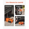 image:imageVEVOR Electric Car Jack Wireless 5 Tons Cordless Remote Control Hydraulic Electric Jack LED Light Hydraulic Repair Tool 135360mm Lifting Range for SUV MPV Sedan Truck Repair5T with Wrench  Appearance Update
