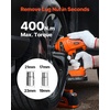 image:imageVEVOR Electric Car Jack Wireless 5 Tons Cordless Remote Control Hydraulic Electric Jack LED Light Hydraulic Repair Tool 135360mm Lifting Range for SUV MPV Sedan Truck Repair5T  Cordless Remote Update  Battery2