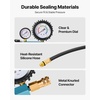 image:imageVEVOR Engine Cylinder Compression Tester Kit 0700 PSI Pressure Gauge amp 0100 PSI Leak Gauge Automotive Leak Down Tester Kit with 4 Adapters Pressure Check amp Leakage Rate Test on Cars Motorcycles