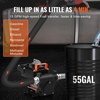 image:imageVEVOR Fuel Transfer Pump 12V DC 15 GPM 14 HP Portable Electric Diesel Transfer Pump with Auto ShutOff Fuel Nozzle Long Inlet amp Outlet Hose for Gasoline Diesel Kerosene Methanol Blends