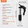 image:imageVEVOR Grease Gun 6000PSI Air Operated Grease Gun Heavy Duty Pneumatic Grease Gun with 14 oz Load 185 Inch Flexible Hose 1 Flat Coupler 1 Pointed and Locking Clamp Coupler 1 Bent Metal Pipe