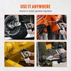image:imageVEVOR Grease Gun 6000PSI Air Operated Grease Gun Heavy Duty Pneumatic Grease Gun with 14 oz Load 185 Inch Flexible Hose 1 Flat Coupler 1 Pointed and Locking Clamp Coupler 1 Bent Metal Pipe