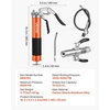image:imageVEVOR Grease Gun 8000 PSI Pistol Grip Grease Gun Kit with 14 oz Capacity Includes 18Inch Flex Hose Double Handle Grease Coupler Extension Rigid Pipe amp Sharp Type Nozzle for Automotive MarineGrease Gun with Coupler