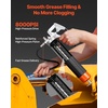 image:imageVEVOR Grease Gun 8000 PSI Pistol Grip Grease Gun Kit with 14 oz Capacity Includes 18Inch Flex Hose Double Handle Grease Coupler Extension Rigid Pipe amp Sharp Type Nozzle for Automotive MarineGrease Gun with Coupler
