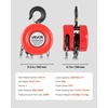 image:imageVEVOR Hand Chain Hoist 1 Ton 2200 lbs Capacity Manual Chain Block with Upgrade G70 Galvanized Chain 20 ft Lifting Height Heavy Duty Pulley Hoist for Garage Warehouse Automotive Machinery RedRed