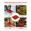 image:imageVEVOR High Lift Jack Base and Handle Keeper 116 x 116 Off Road Jack Stand Base with 7000 Pound Capacity HeavyDuty Farm Jacks Support Stand for Most Jacks with 73 x 47 Base Red