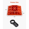 image:imageVEVOR High Lift Jack Base and Handle Keeper 116 x 116 Off Road Jack Stand Base with 7000 Pound Capacity HeavyDuty Farm Jacks Support Stand for Most Jacks with 73 x 47 Base Red