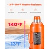 image:imageVEVOR Hydraulic Bottle Jack 10 Ton 22046 lbs Capacity 93185 Inch Lifting Range Heavy Duty Welded Bottle Jack for Car SUV Pickup Auto Repair House Lift and Agricultural Equipment Orange30T